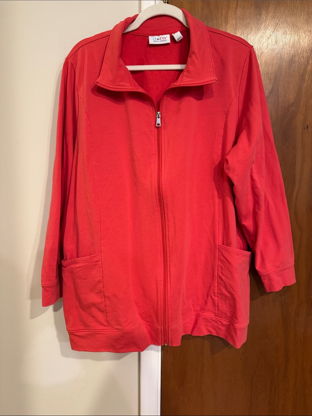 Denim and Co Women's Coral Zip-Front Jacket